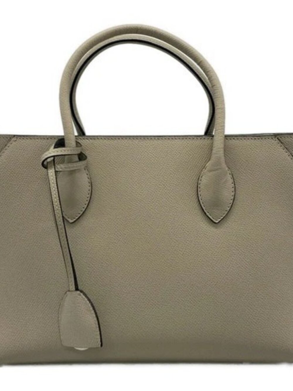 BONAVENTURA Gray Leather Handbag